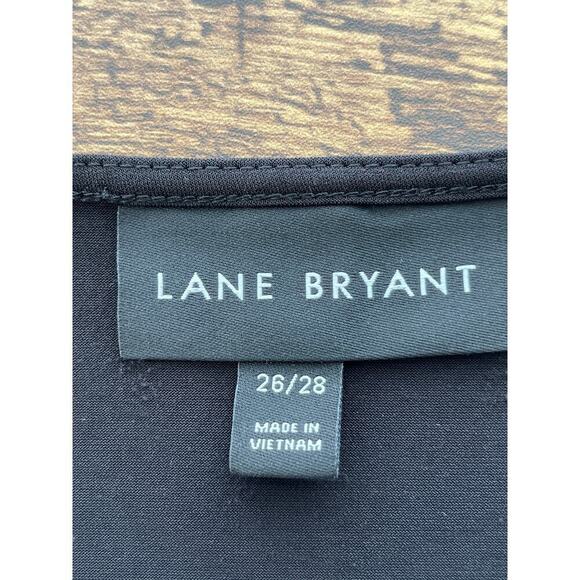 Lane Bryant Womens Black 26/28 Pullover V Neck Pockets Office Wear Dress - Picture 3 of 7